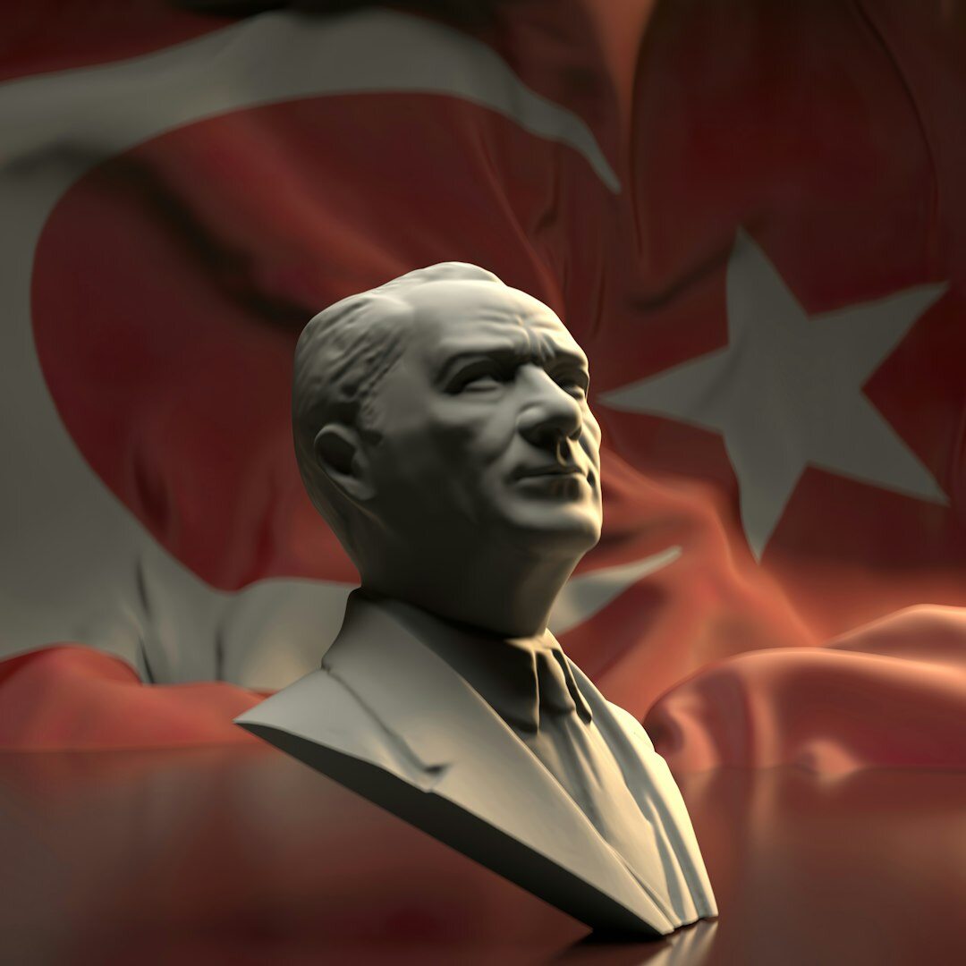 Middle-aged Turkish man in suit smiling